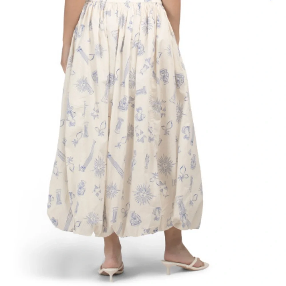 Lucky Brand Bubble Midi Skirt - Picture 2 of 8